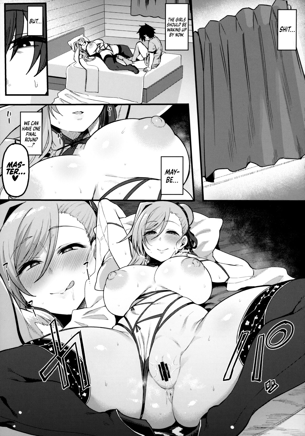 Hentai Manga Comic-A Tropical Night with Musashi-chan-Read-21